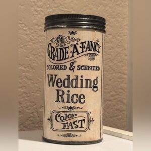 Grade “A” Fancy Wedding Rice Tin